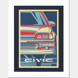 vintage civic Posters and Art